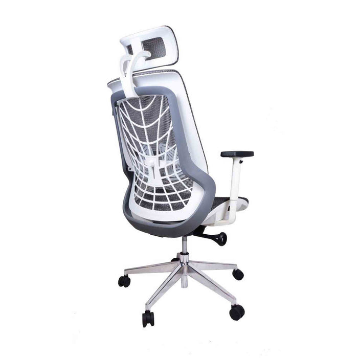 Lexie Office Chair-mch0034 white&gray