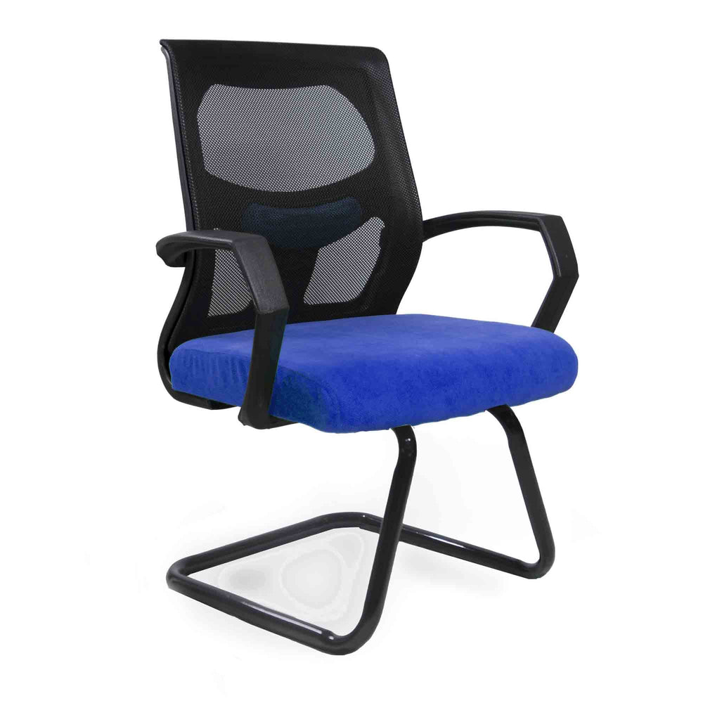 Albie Waiting Office Chair-mch012c black&blue