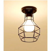 METAL BLACK BOMB CEILING LIGHTING UNIT-www.manzzeli.com (7611924906223)