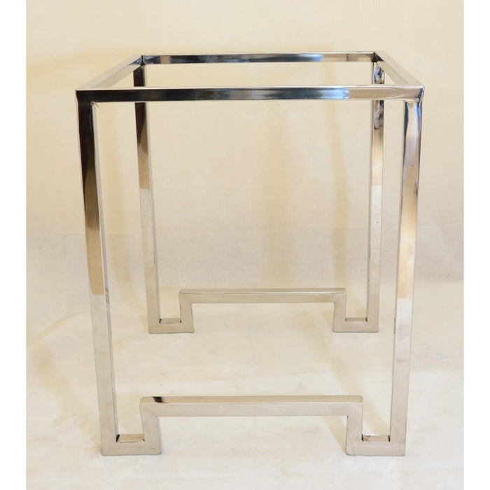 MIREILLE SILVER SS SIDE TABLE-www.manzzeli.com