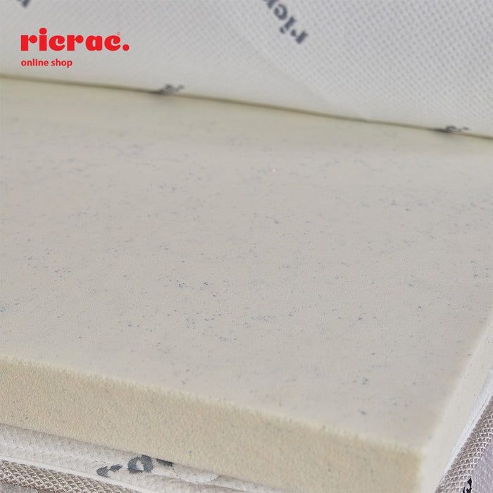 Natural Latex Topper Mattress with cooling gel  particles-www.manzzeli.com