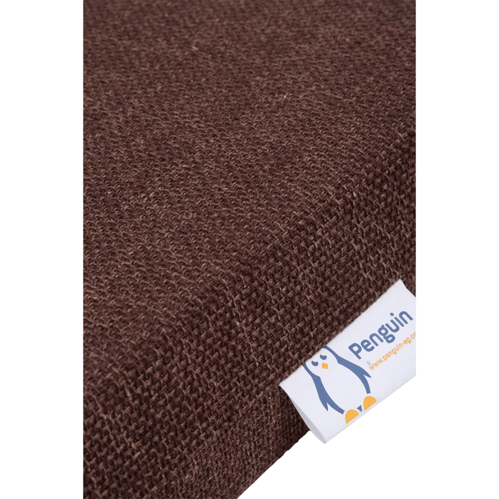 PENGUIN SQUARE-SHAPE COTTON CUSHION, 8 CM-BROWN-www.manzzeli.com (7619165323503)