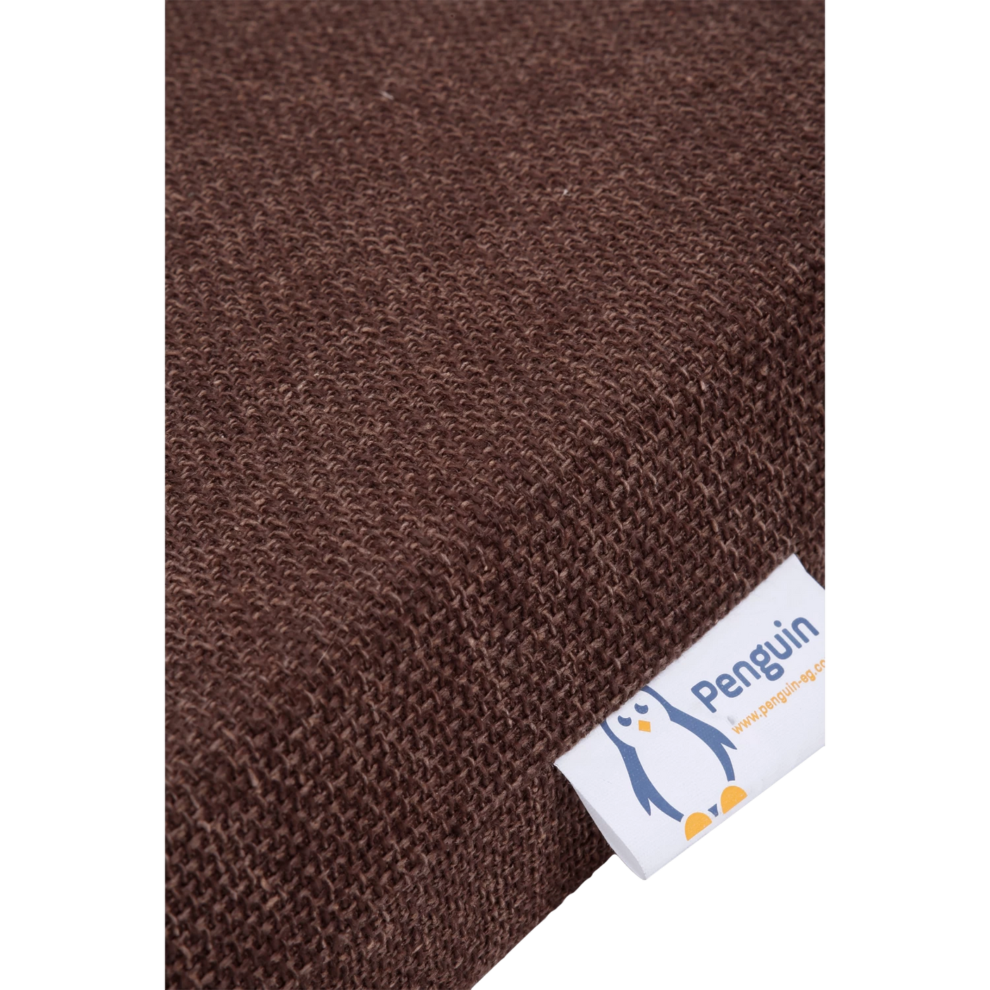 PENGUIN SQUARE-SHAPE COTTON CUSHION, 8 CM-BROWN-www.manzzeli.com (7619165323503)