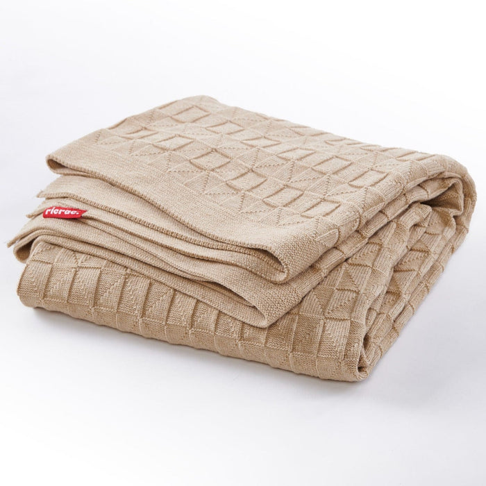 Refo-Tricot Knitted Cotton Throw Blanket-www.manzzeli.com