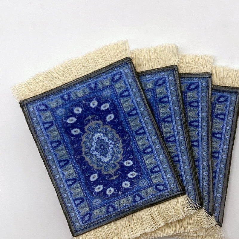 Rug Set of 4 coasters design6-AM81