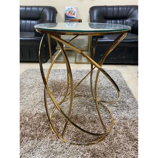 SALSA GOLD SS SIDE TABLE-www.manzzeli.com