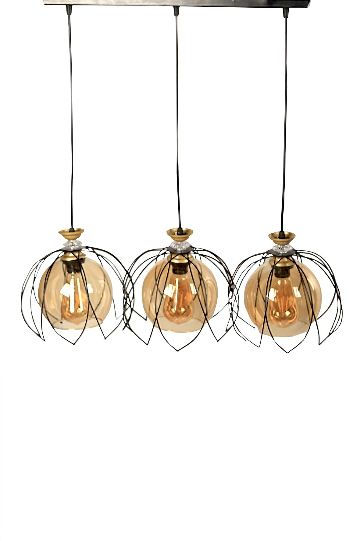Anna Chandelier-Si-176-3p-blk