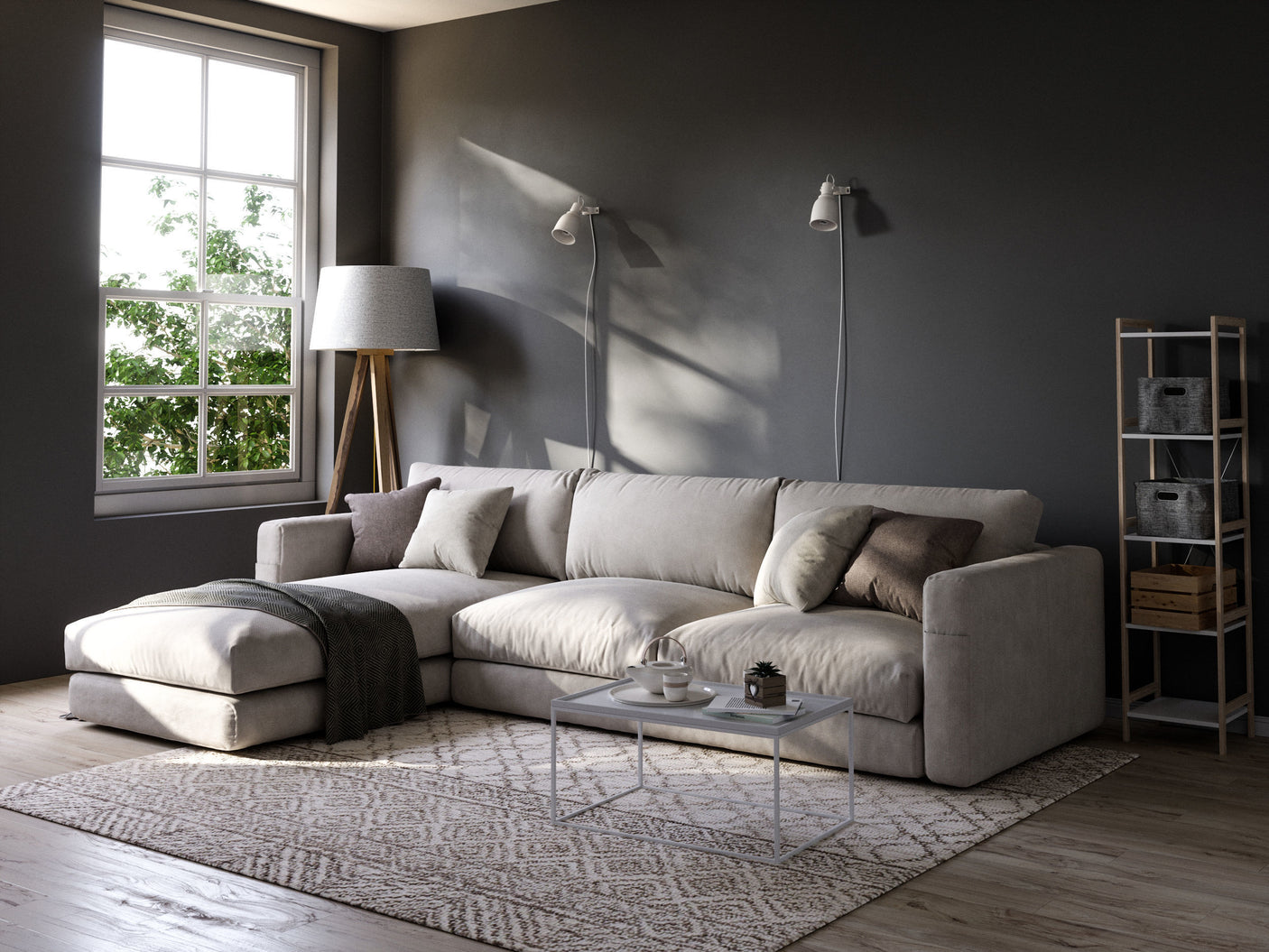 MORI SOFA L SHAPE-KM4