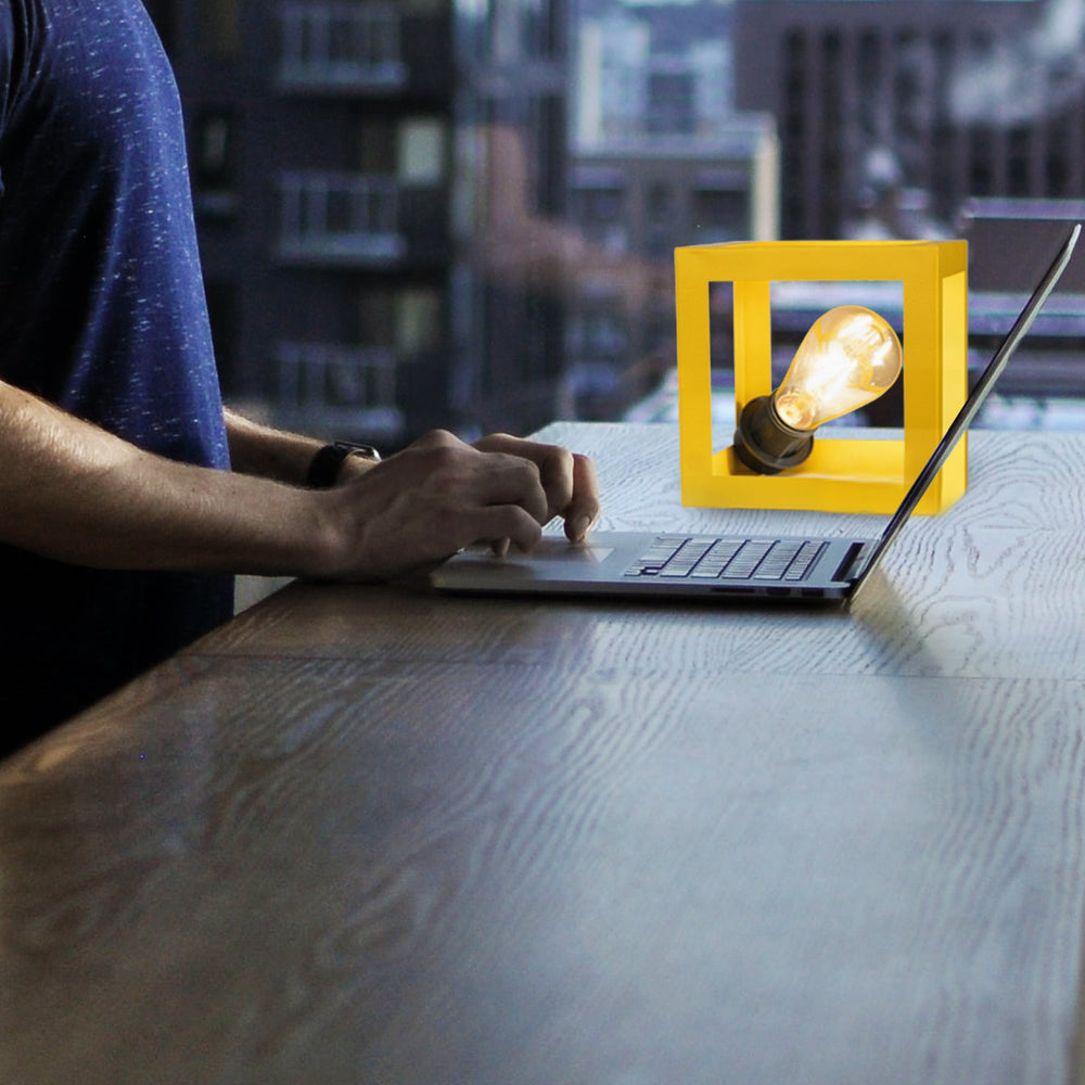 Solan Table Lamp-127-yellow-cube-desklamp-www.manzzeli.com
