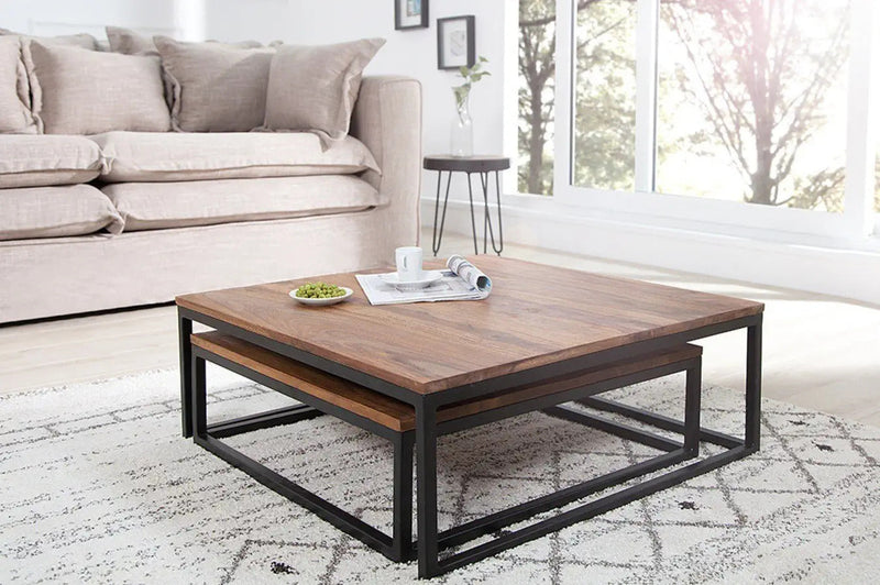 TIARA SET OF 2 COFFEE TABLES-CT05-www.manzzeli.com