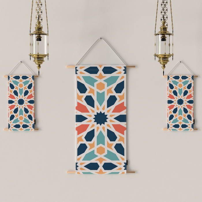ARABESQUE fabric posters Set-AM90 — manzzeli.com